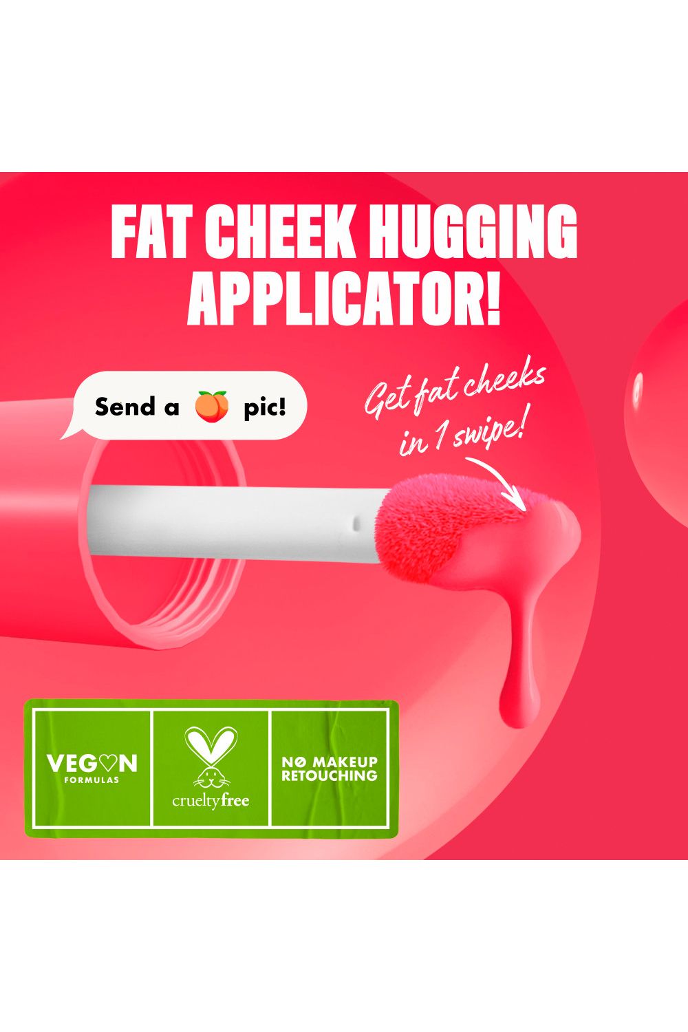 NYX Professional Makeup Fat Cheeks Blush 8ml Bouncin Berry image 2