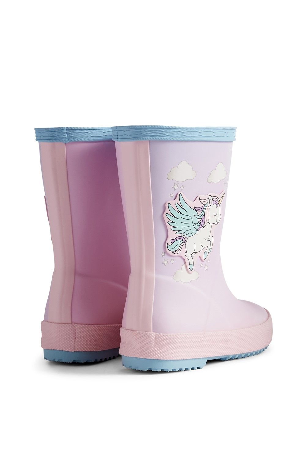 Hunter Kids First Unicorn Print Wellington Boot image 2