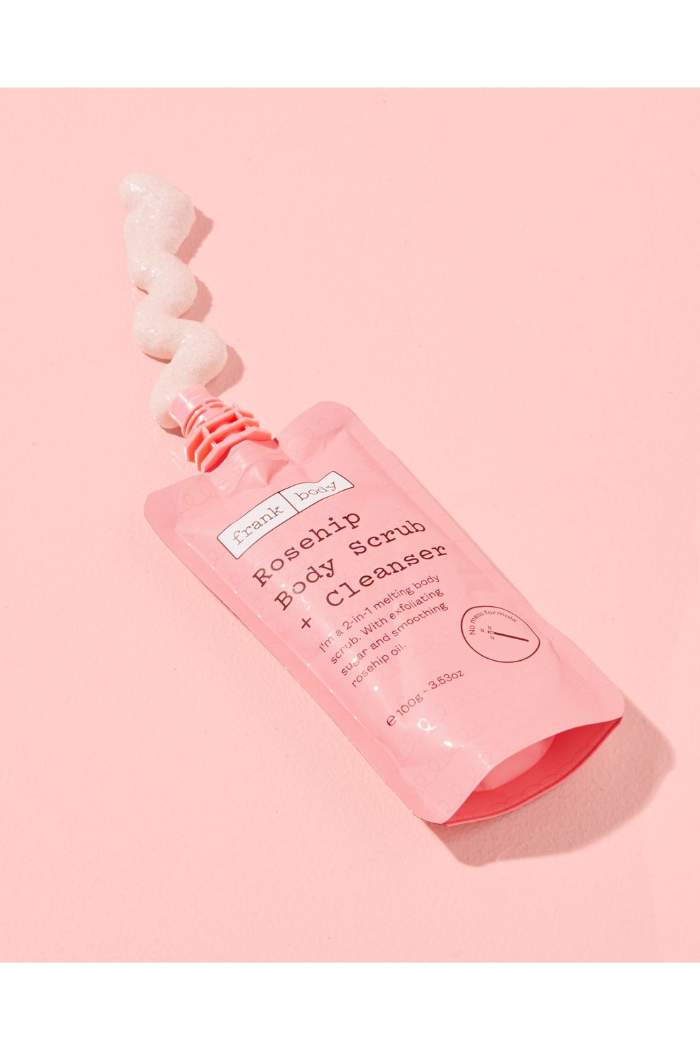 Frank Body Rosehip Body Scrub + Cleanser 100g Multi image 5