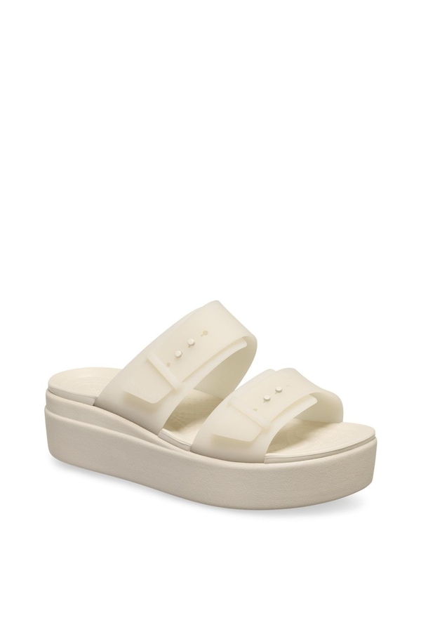Crocs Brooklyn Buckle Low Wedge