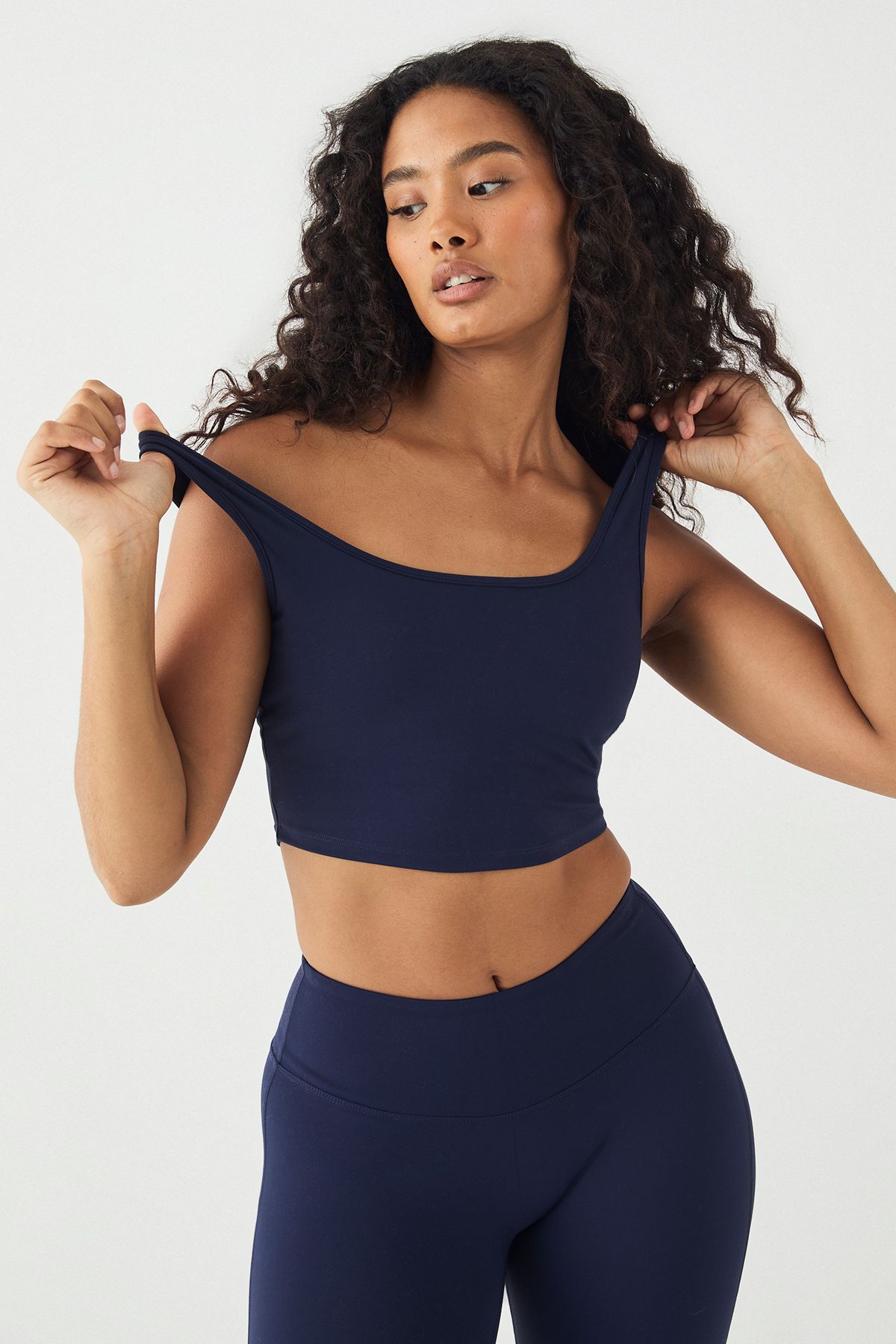 DSGN Studio DSGN Studio Ultra Sculpt Padded Sports Bra Navy image 3