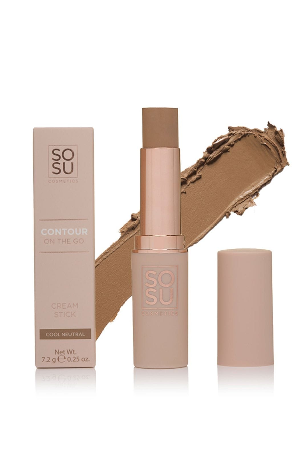 SOSU Cosmetics Contour On The Go Cream Stick 7.2g Cool Netural image 1