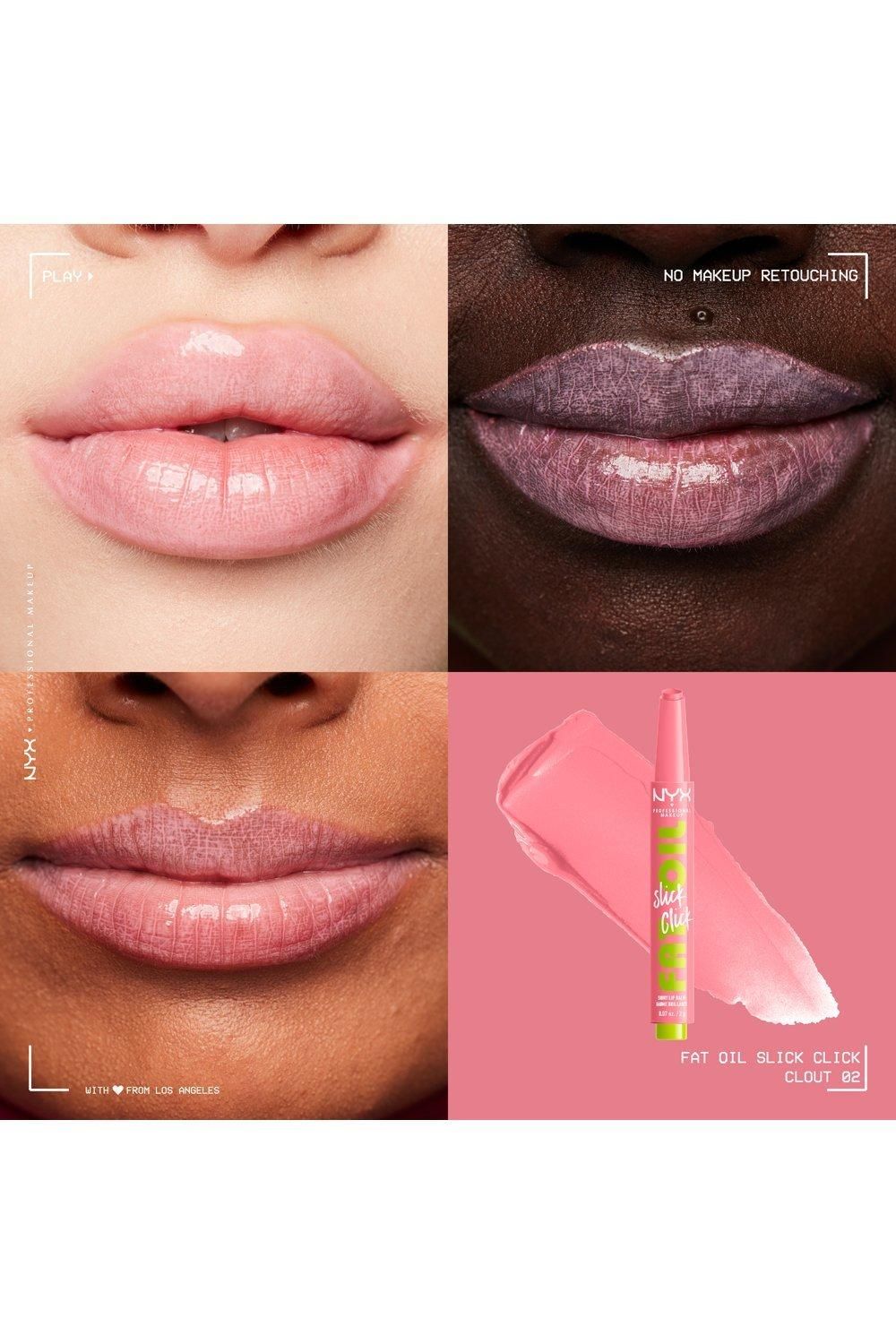 NYX Professional Makeup Fat Oil Slick Click Lip Balm 2g Clout image 4