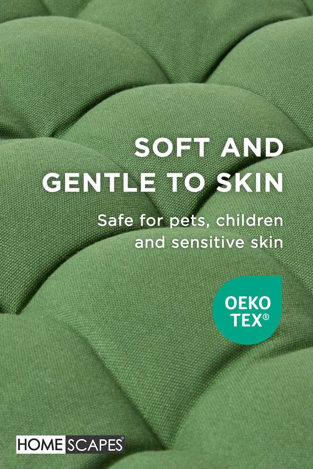 Homescapes Garden Bench Cushion Luxury 3 Seater Cotton Indoor Outdoor Pad, 143 x 48cm image 3