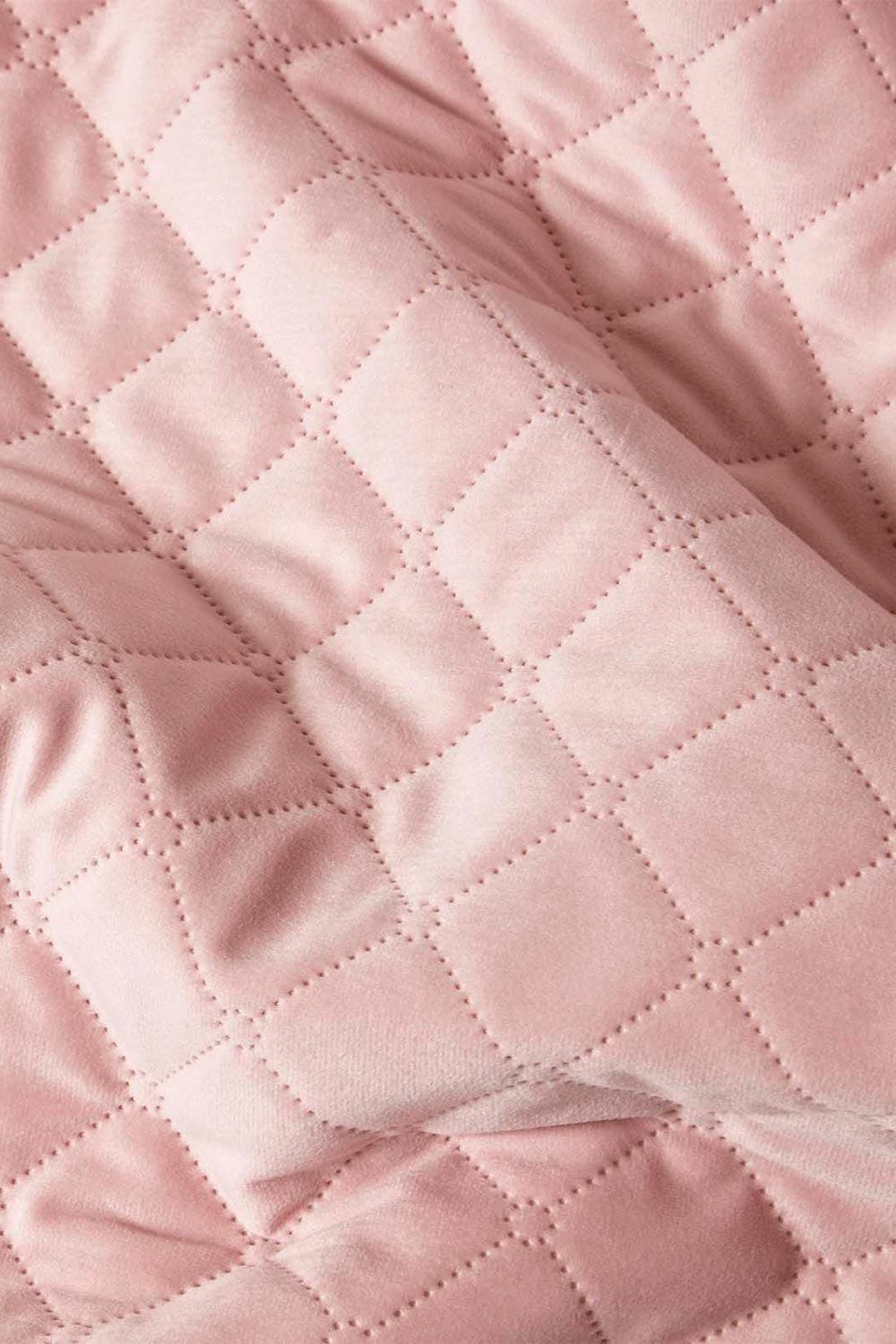 Homescapes Diamond Quilted Velvet Throw image 4