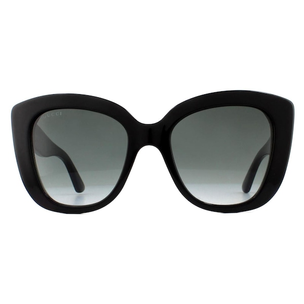 Gucci Cat Eye Black Grey Gradient Sunglasses