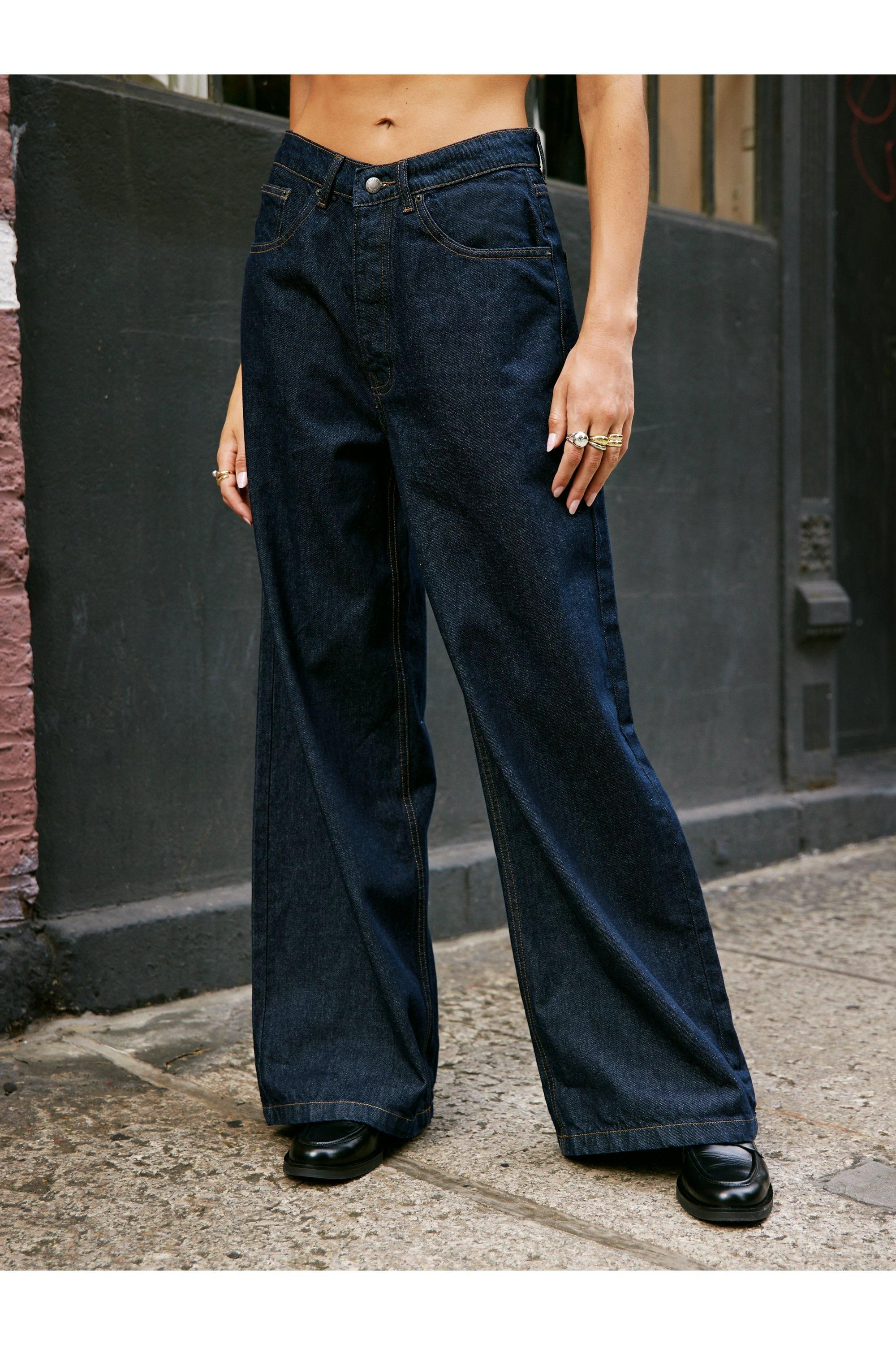 NastyGal Nessa Barrett The Denim Skater Jean Indigo image 2