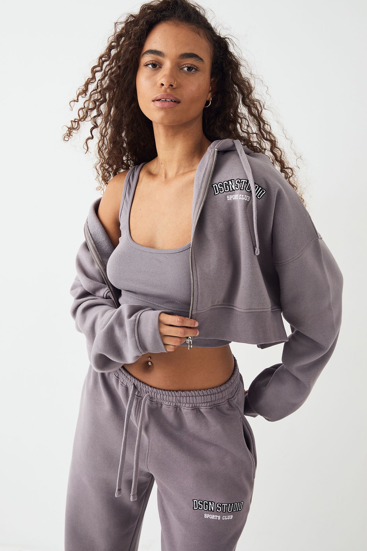 DSGN Studio DSGN Studio Applique 3 Piece Tracksuit Petrol image 3