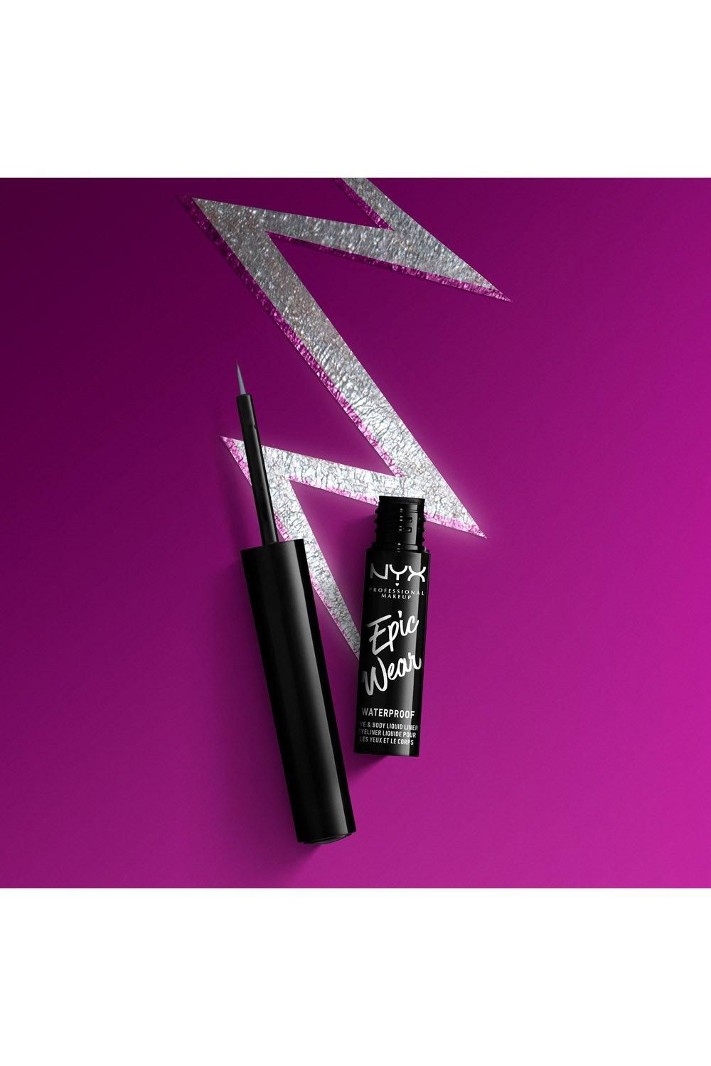 NYX Professional Makeup Epic Wear Metallic Liquid Liner Silver Metal image 6