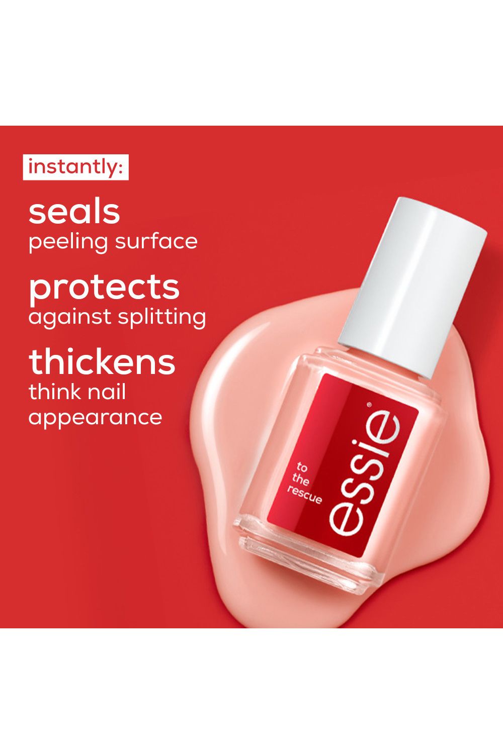 Essie To The Rescue UV Gel Damage Repair Nail Treatment 13.5ml Multi image 7