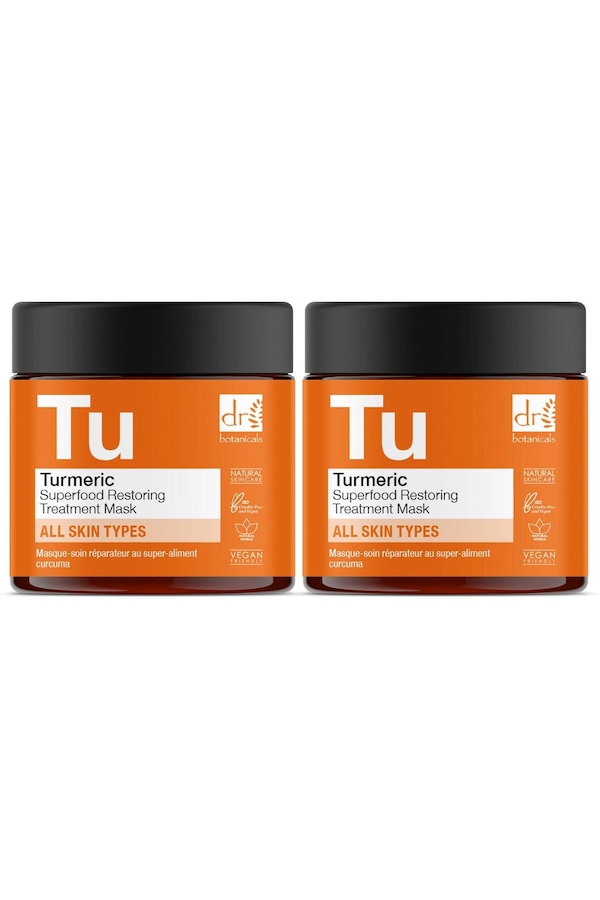 Dr. Botanicals Turmeric Superfood Restoring Treatment Mask 60ml x 2 Duo Pack