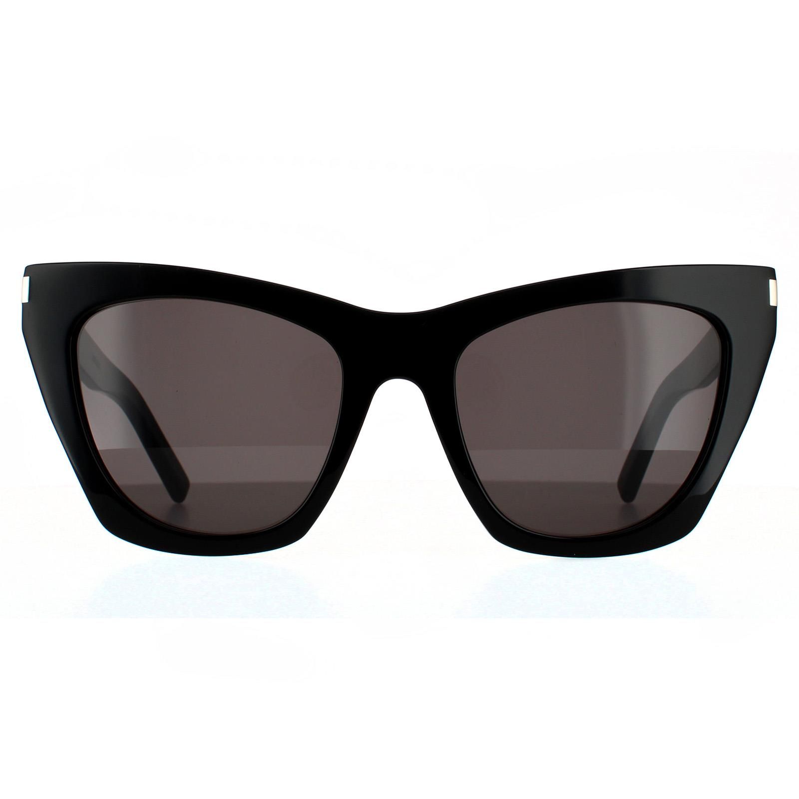Saint Laurent Cat Eye Black Grey SL 214 KATE Sunglasses