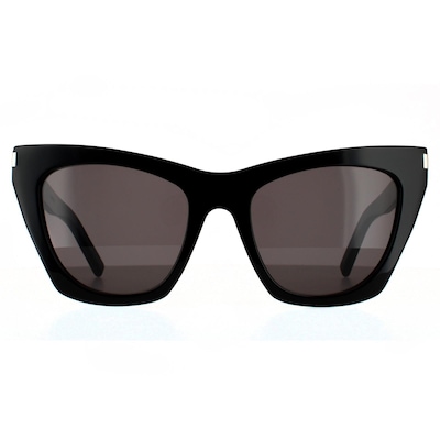 Saint Laurent Cat Eye Black Grey SL 214 KATE Sunglasses