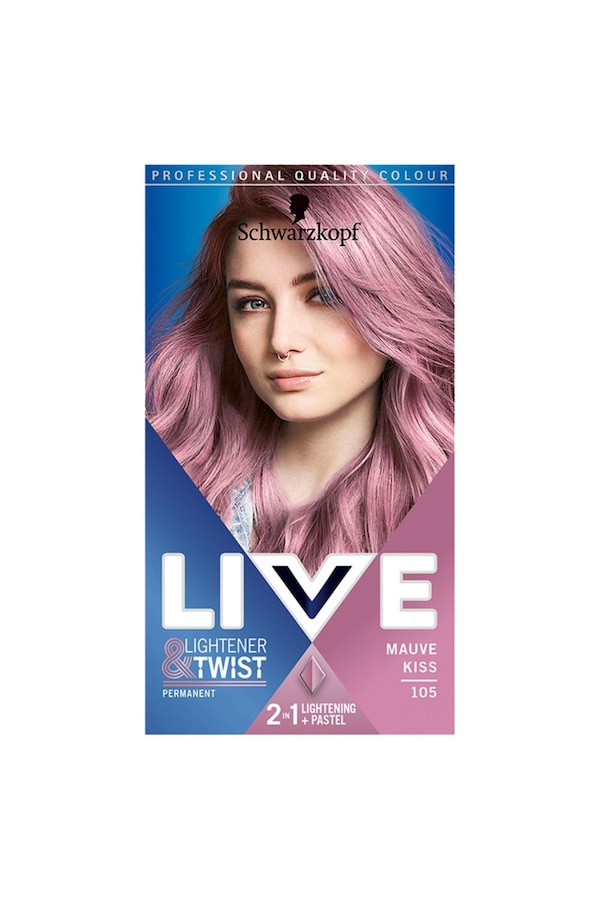 Schwarzkopf Live 2in1 Lightener+Twist 'Hair Dye' 105 Mauve Kiss