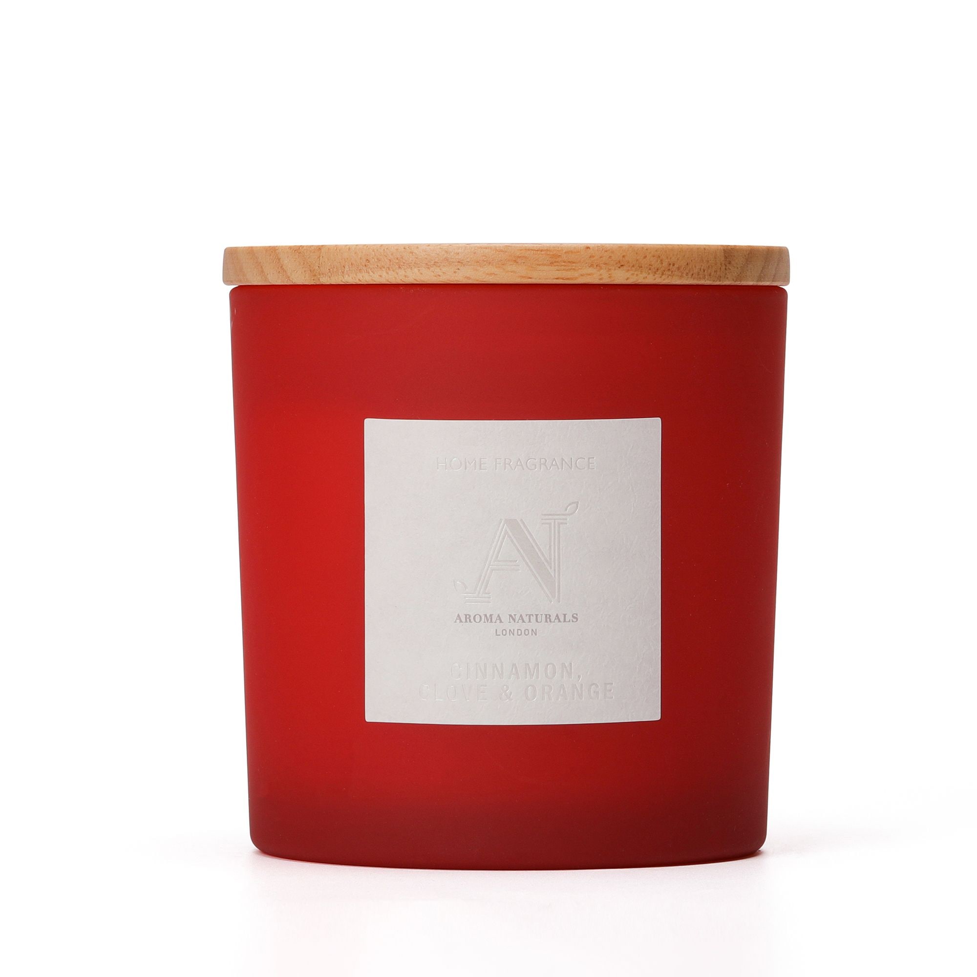 Aroma Naturals Frosted Decadence Glass Candle - Cashmere Scent image 1
