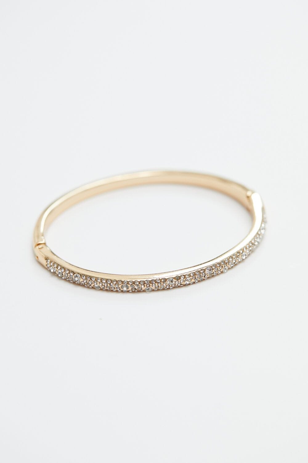 Jon Richard Jon Richard Gold Plate Pave Bangle image 2