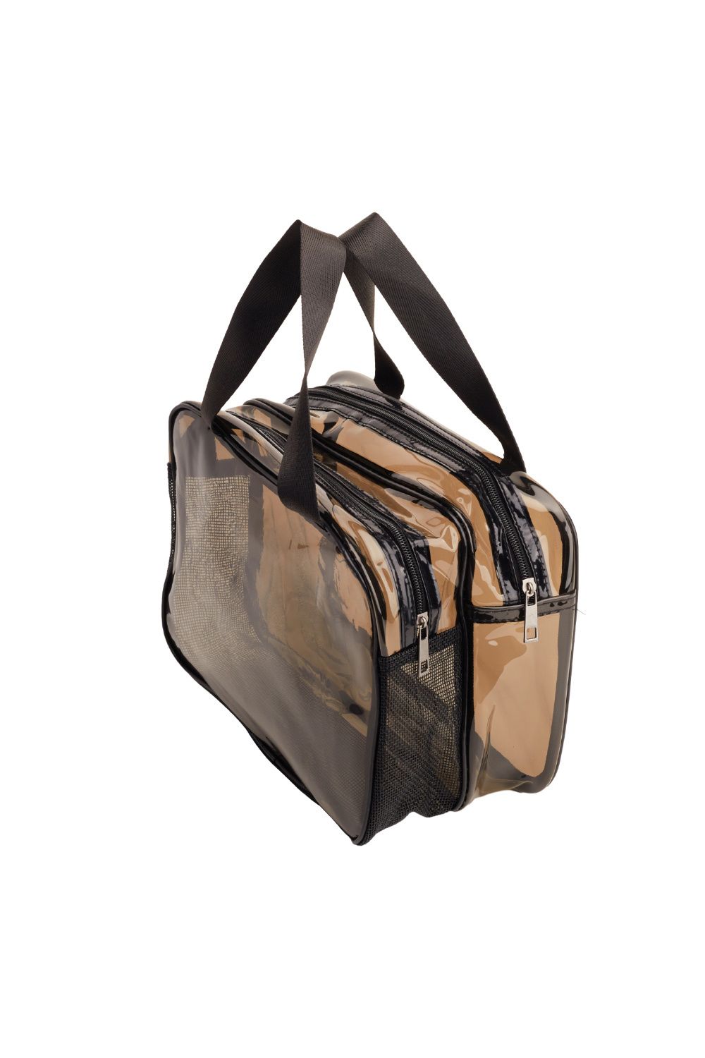 Living and Home Dry/Wet Separation Transparent Travel Makeup Bag image 3