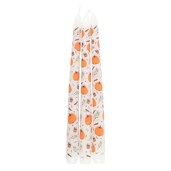 Something Different Taper Pumpkin Candles Set (Pack of 3)