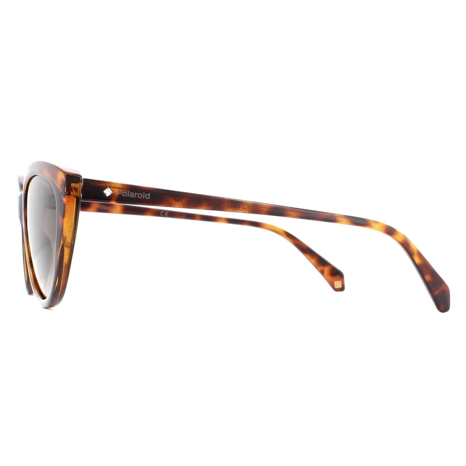 Polaroid Cat Eye Havana Brown Gradient Polarized Sunglasses image 3