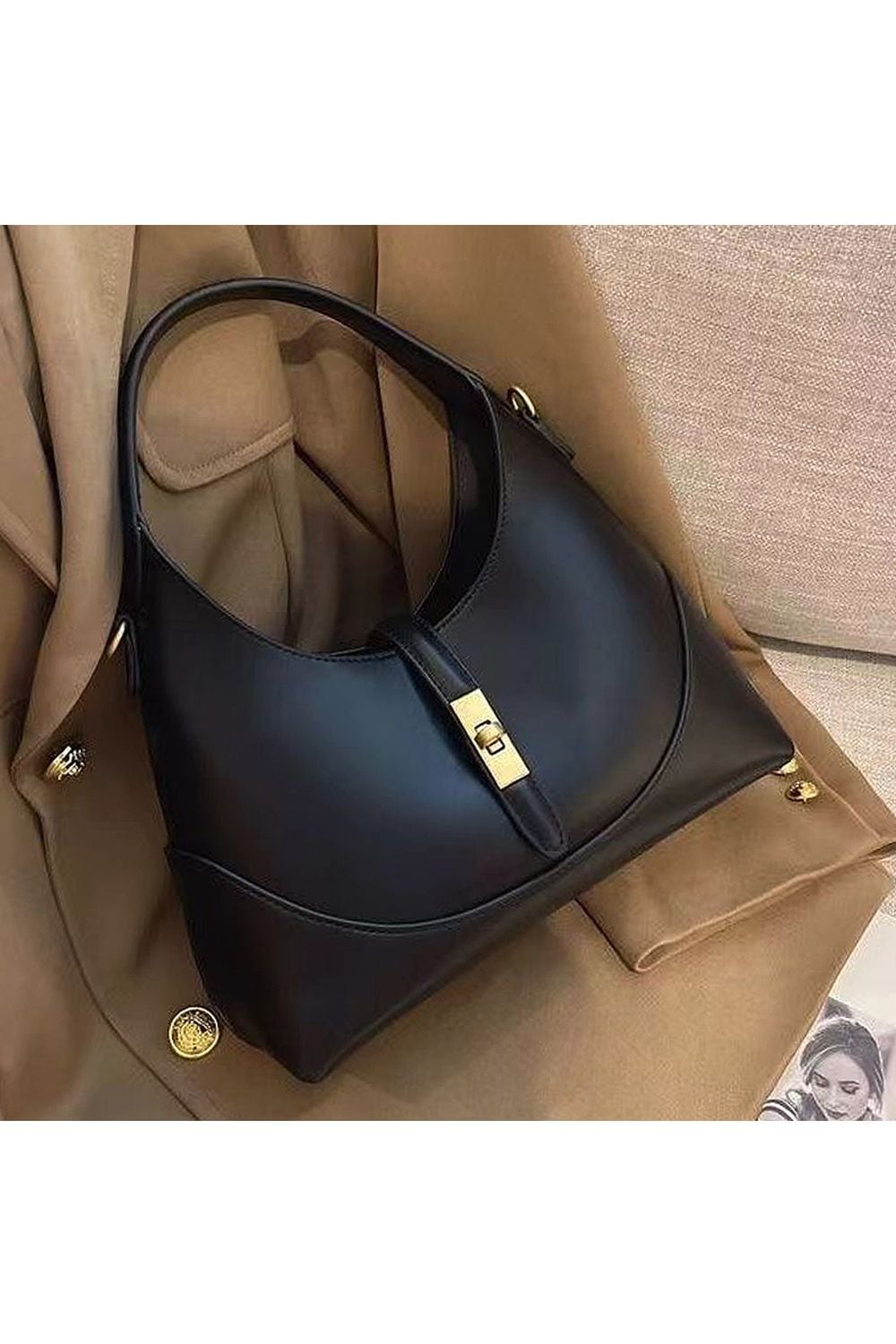 XY London 'Dixie' Crossbody Shoulder Satchel Handbag With Adjustable Strap image 1