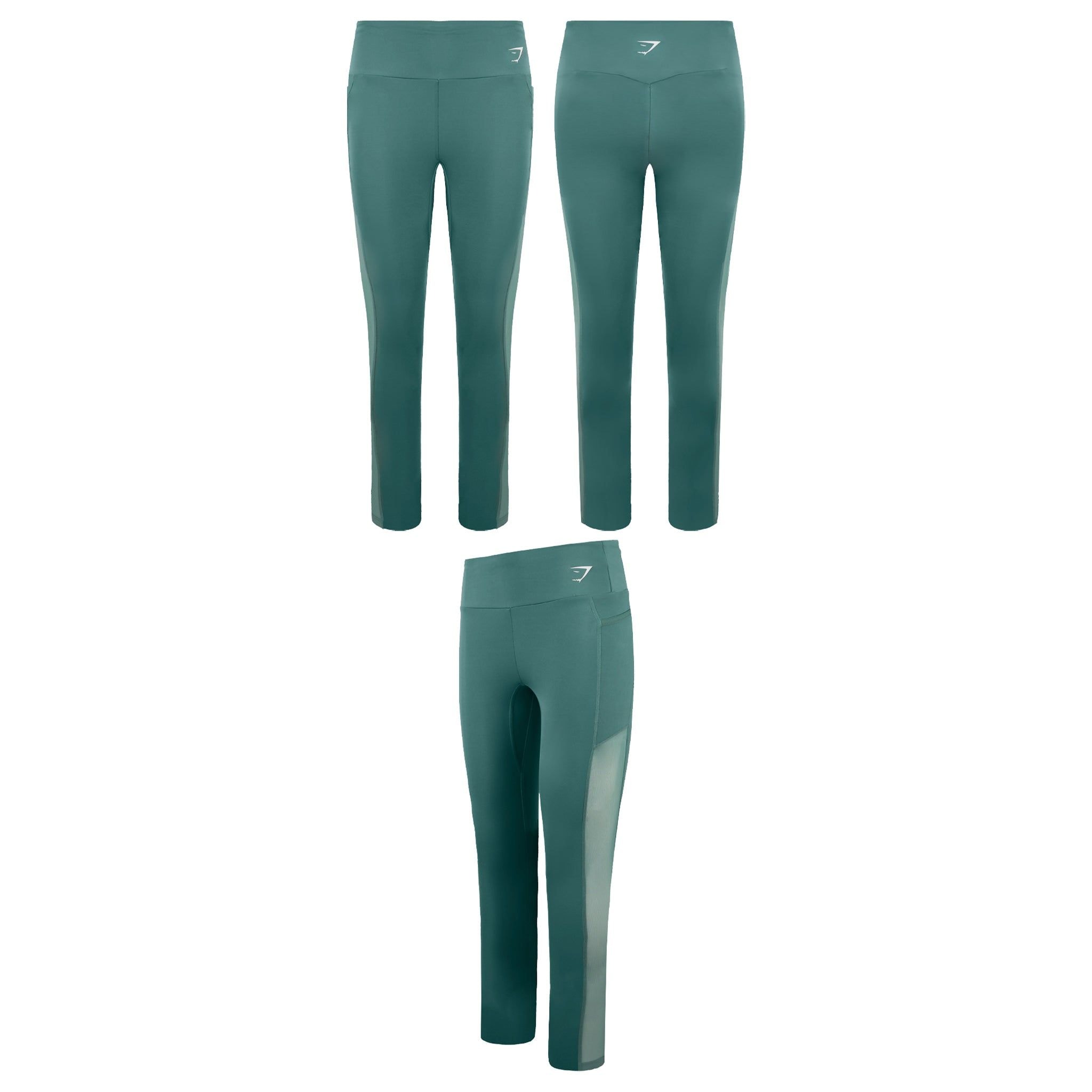 Gymshark High Rise Fit Green Leggings image 4
