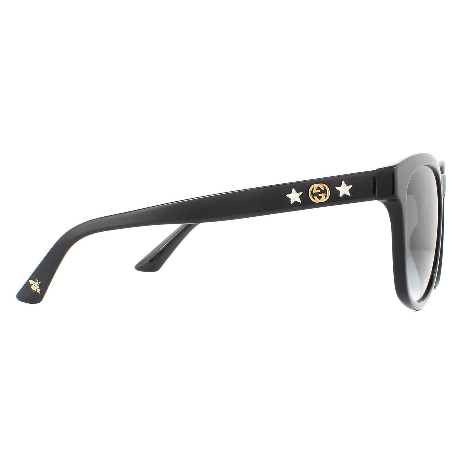 Gucci Square Black Grey Sunglasses image 4
