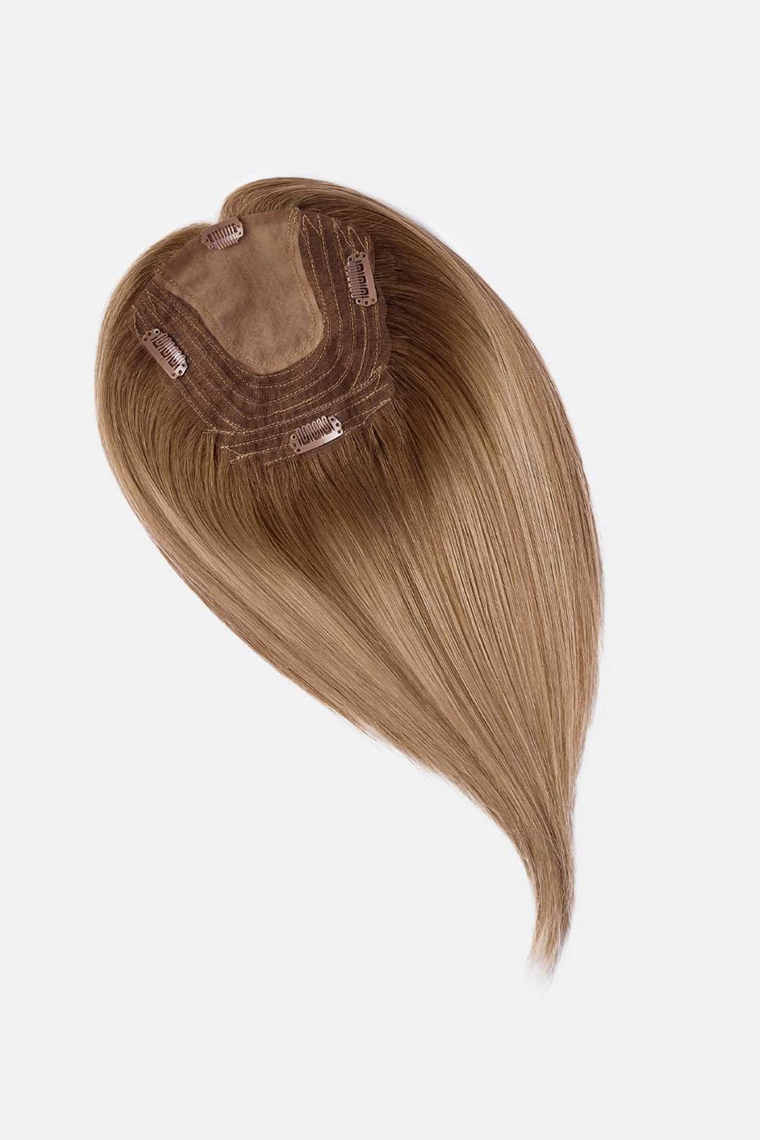 Beauty Works Beauty Works custom clip-in Fringe Topper 55g Caramelised image 2