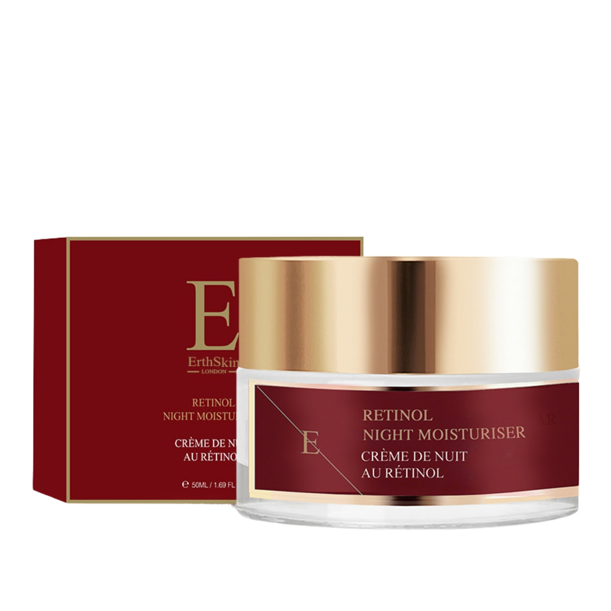Erth Skin London Day & Night Renewal Duo Retinol Night Moisturiser 50ml + SPF 30 Hyaluronic Acid Day Cream 50ml image 7