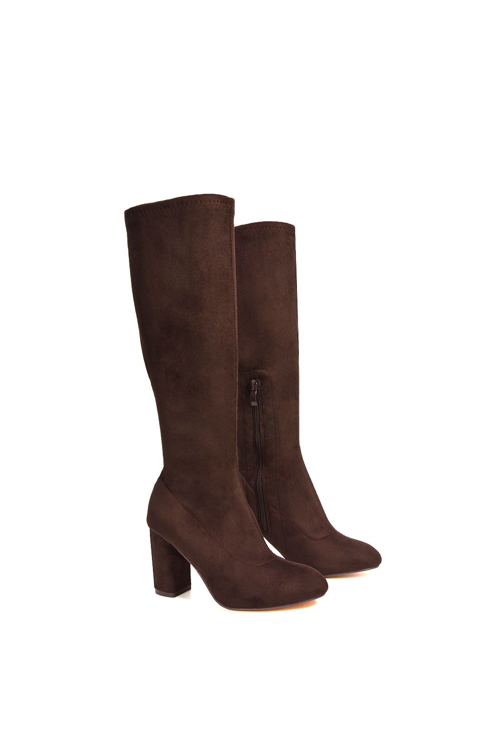 XY London 'Clementine' High Block Heel Knee High Boots image 5