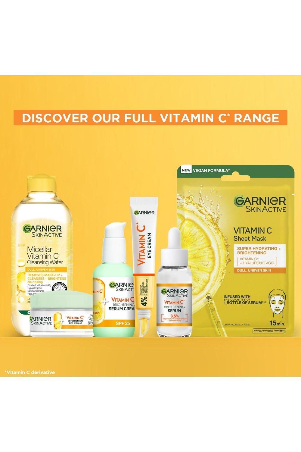 Garnier Brightening 4% Vitamin C, Niacinamide, Caffeine & Banana Powder Eye Cream Multi image 7
