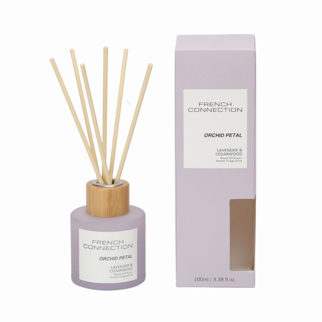 French Connection Orchid Petal Reed Diffuser 100ML Pastel Range