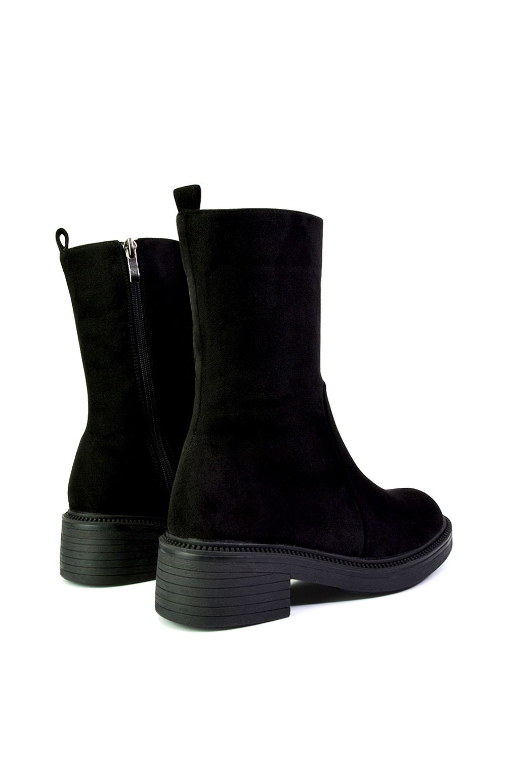 XY London 'Senna' Calf High Cleated Sole Boots image 3