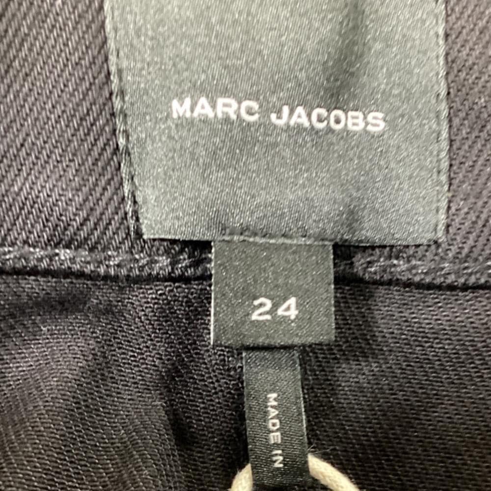 Marc Jacobs Preloved Aline Denim Mini Skirt Wo - Black Midi image 6