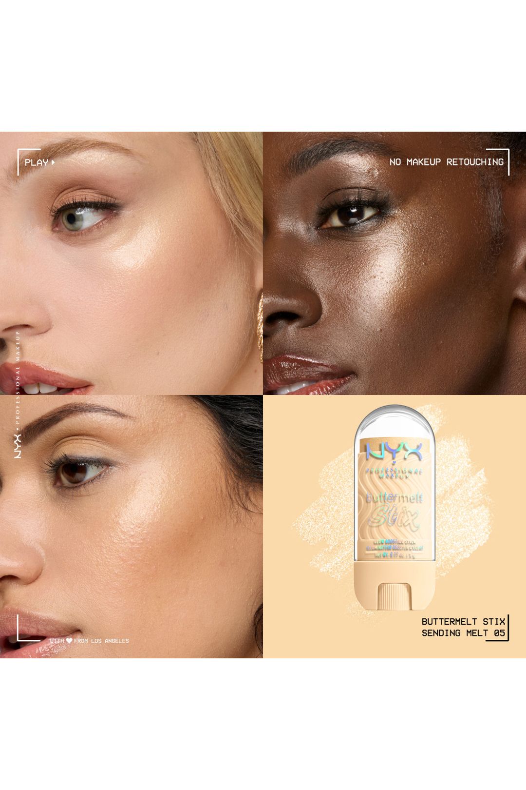 NYX Professional Makeup Buttermelt Glow Stix 5g Sending Melt image 6