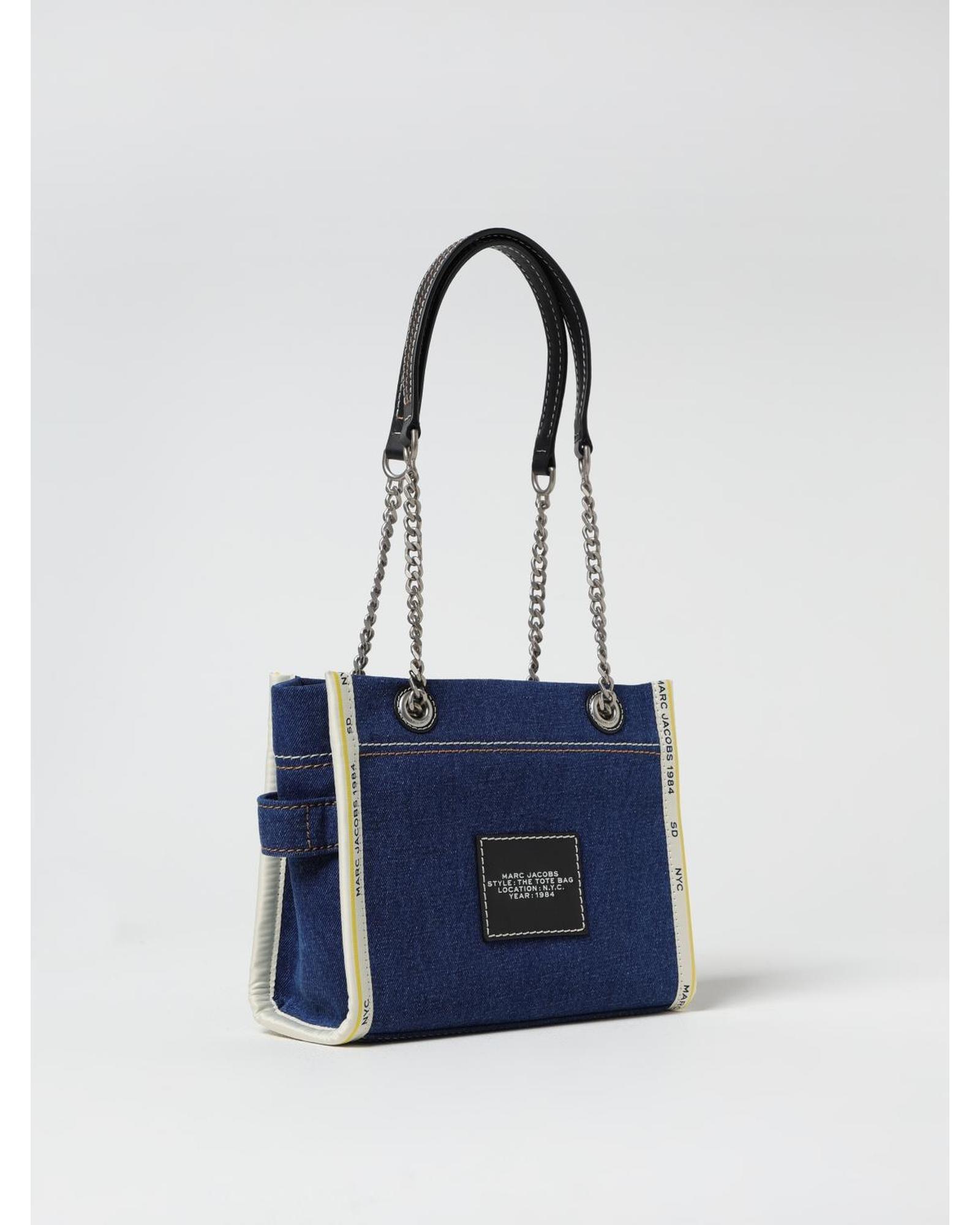 Marc Jacobs The Tote Bag Denim Shoulder Bag Wo image 2