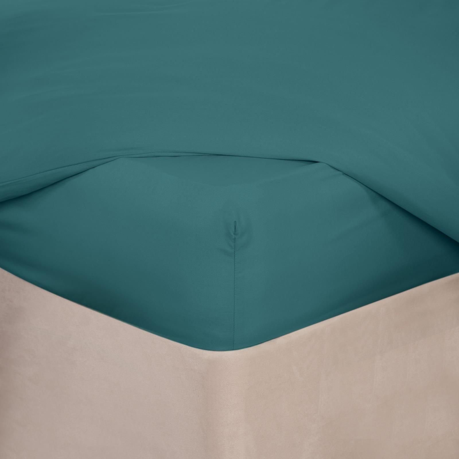 OHS Plain Dyed Non-Iron Fitted Bed Sheet image 1