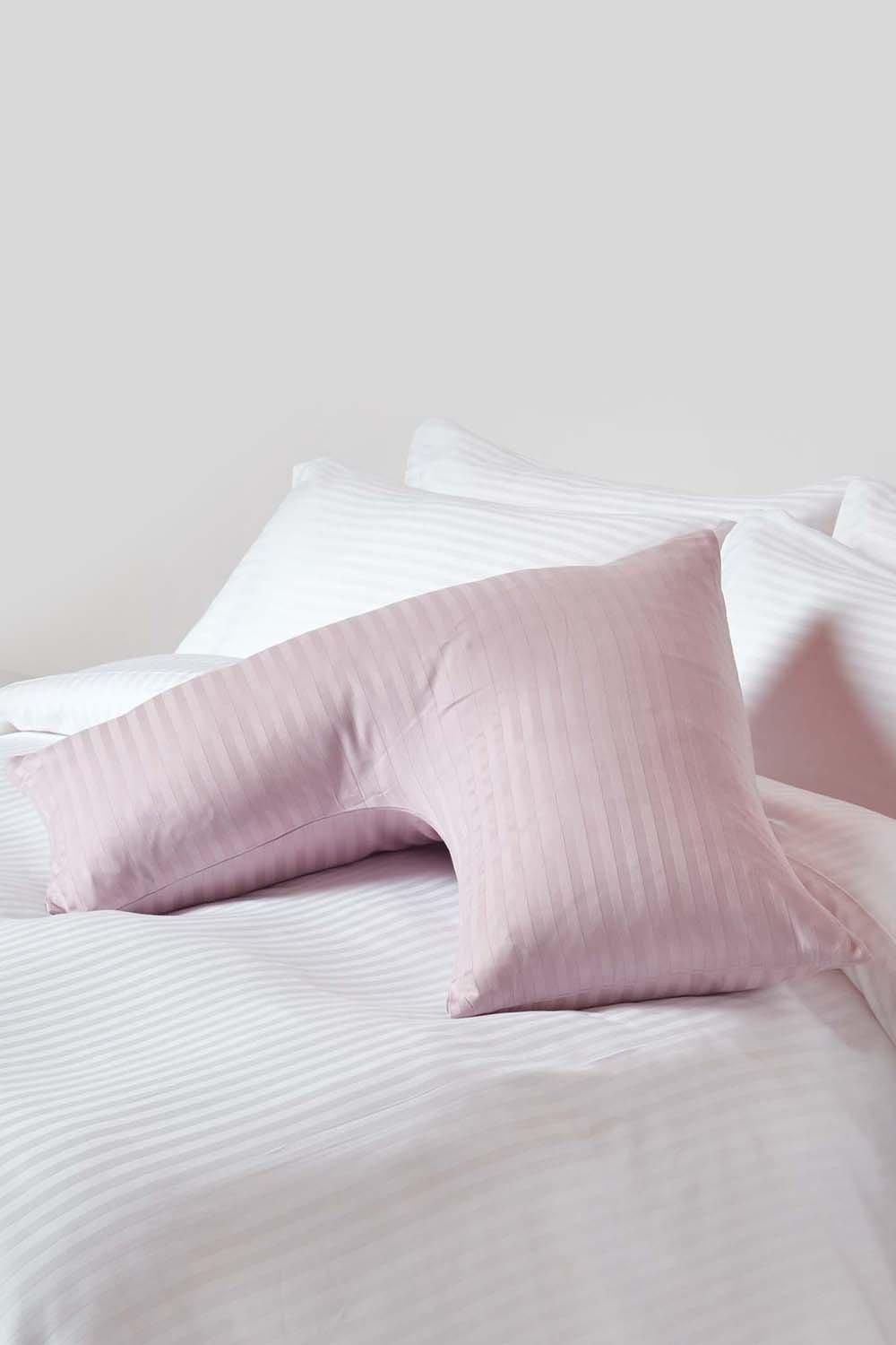 Homescapes Egyptian Cotton Super Soft V Shaped Pillowcase 330 TC image 2