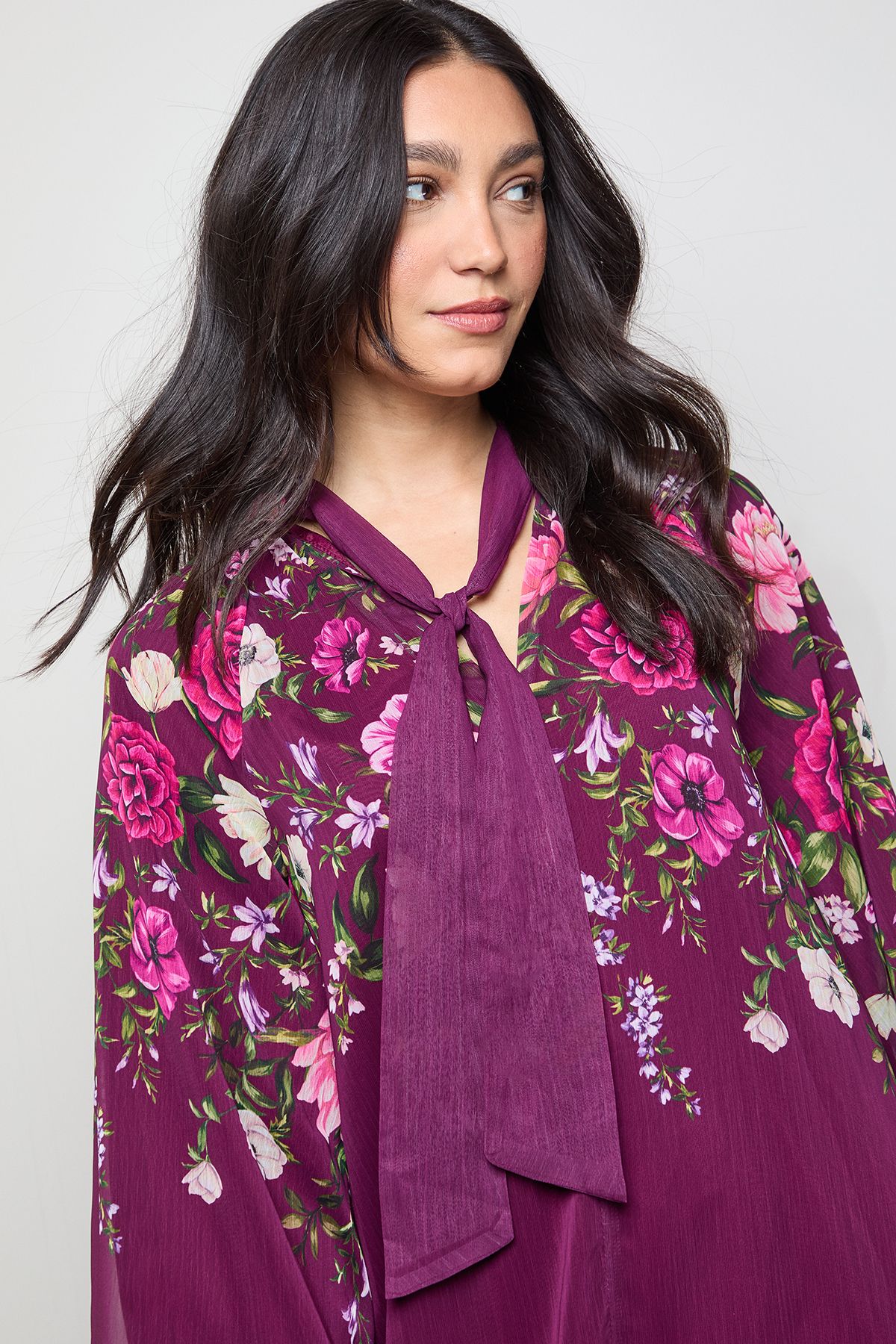 Oasis Trapeze Boho Maxi Dress Floral image 4