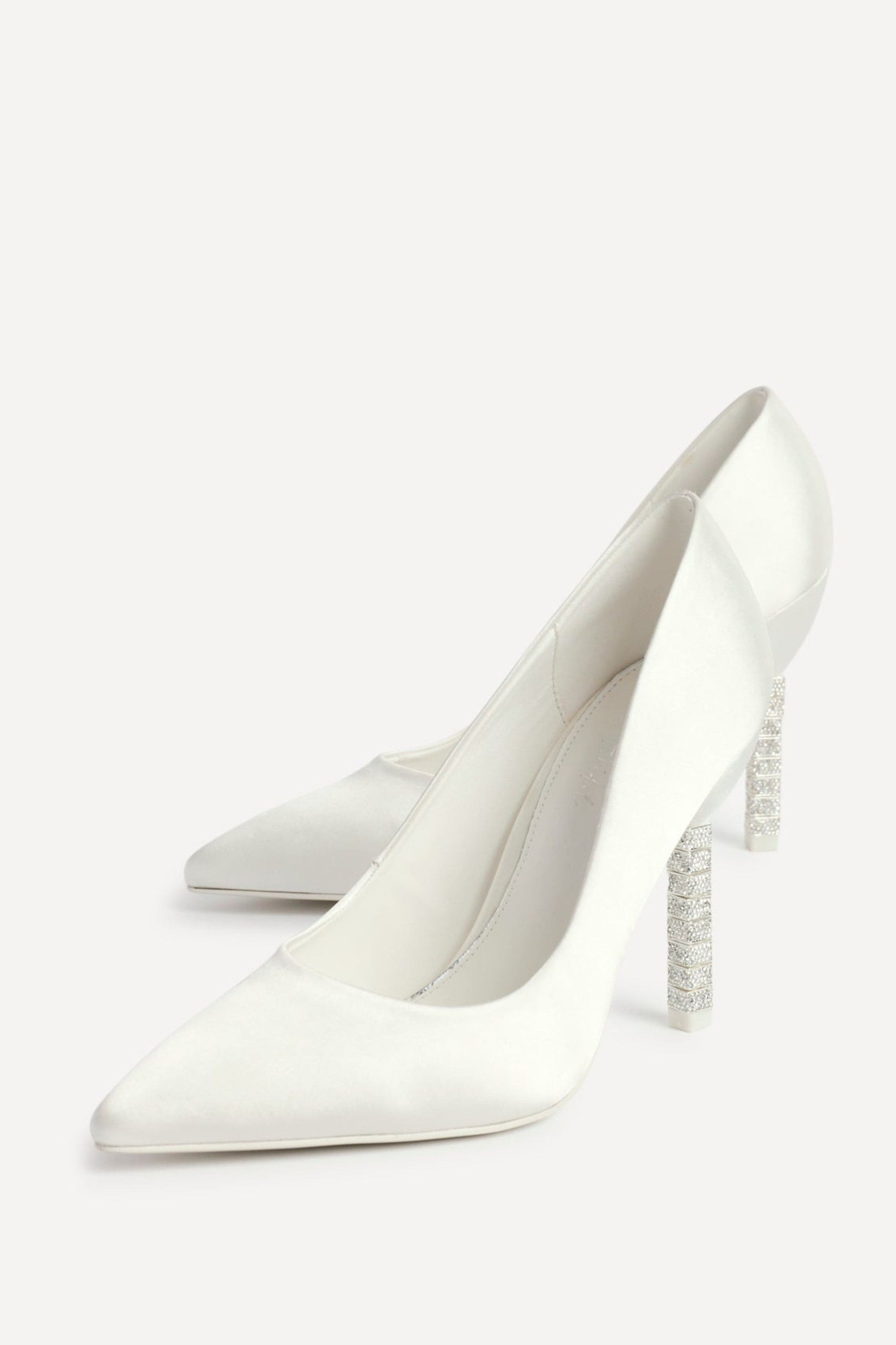 Linzi Adore Bridal Ivory Satin Classic Court image 5