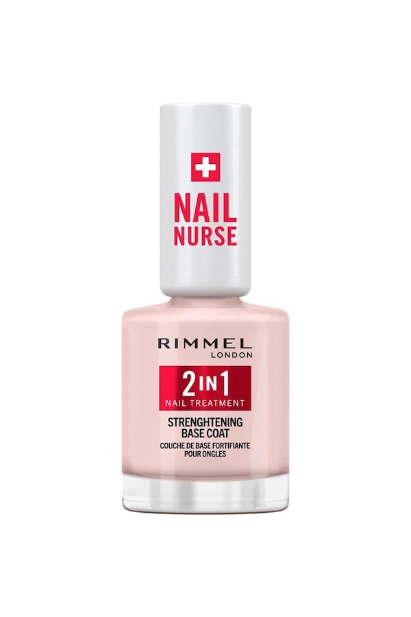 Rimmel London Nail Nurse 2 in 1 Base Coat & Strengthener Multi