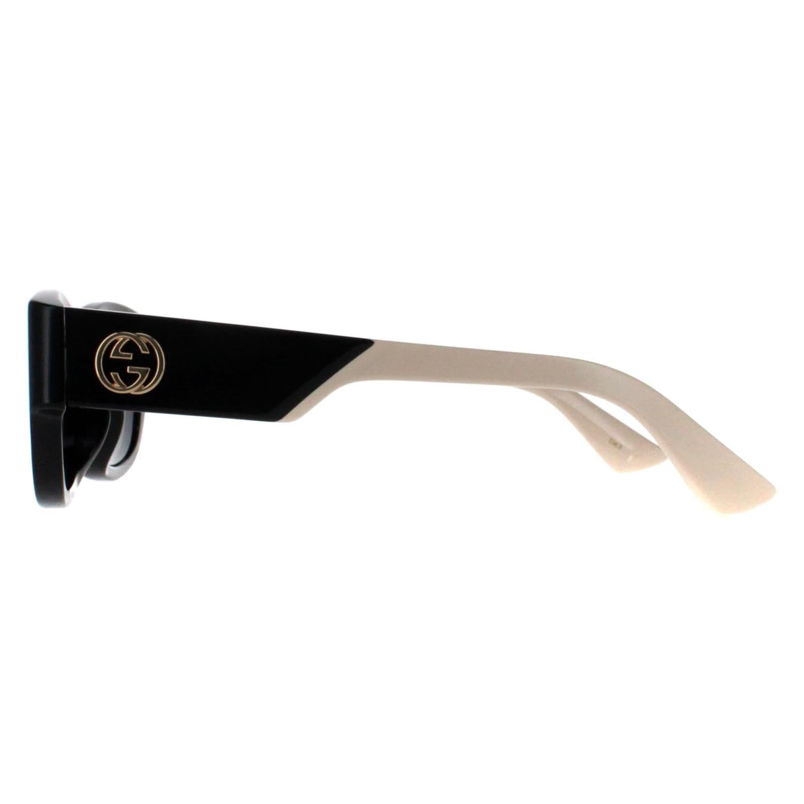 Gucci Square Black with Ivory Grey GG1667SK image 3