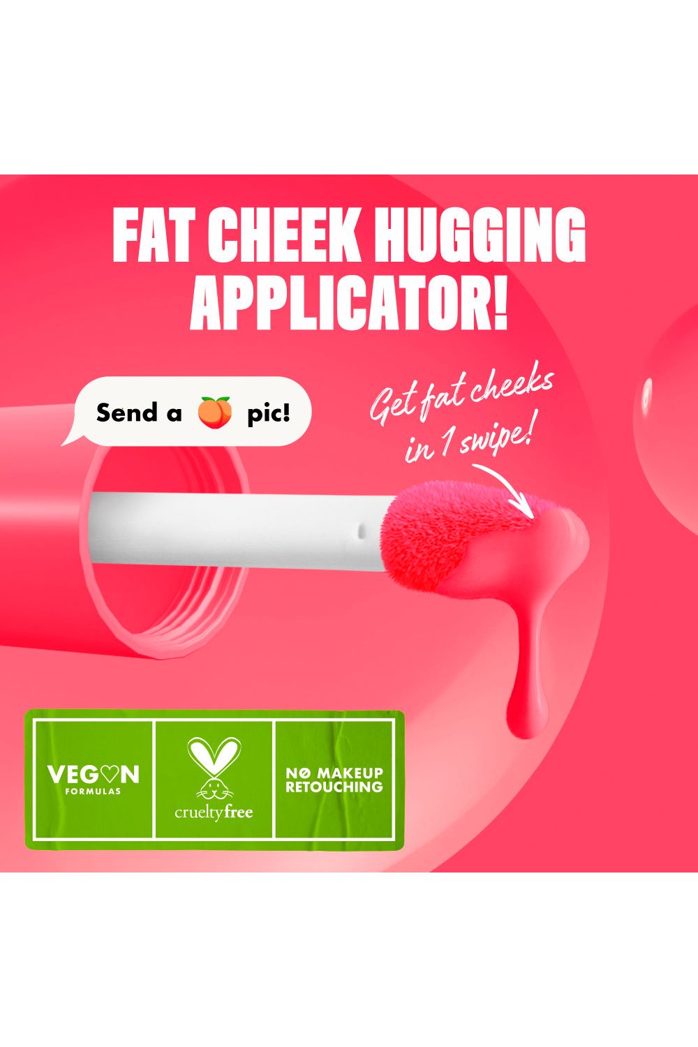 NYX Professional Makeup Fat Cheeks Blush 8ml Guava Gush image 2