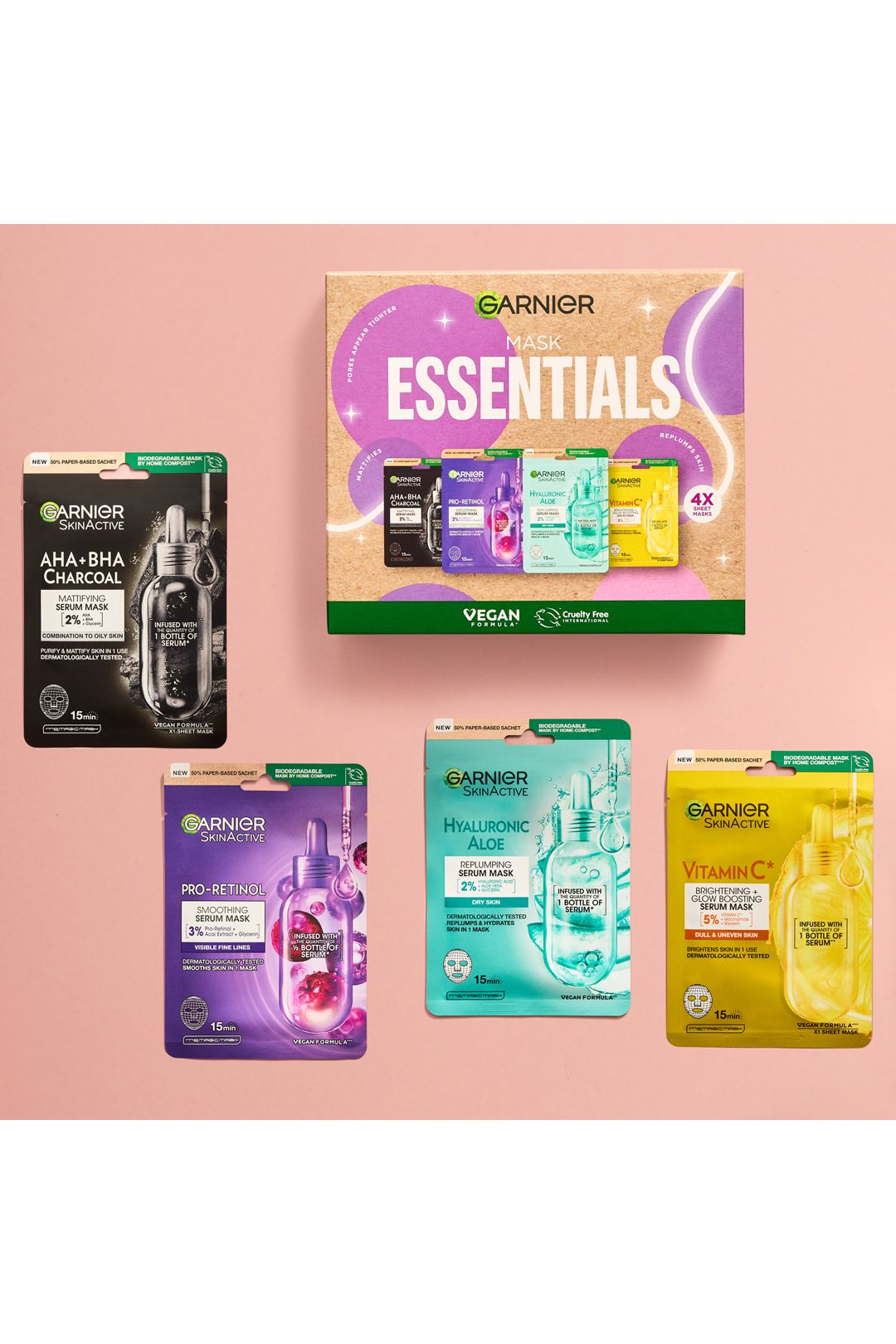 Garnier Mask Essentials Giftset Multi image 6