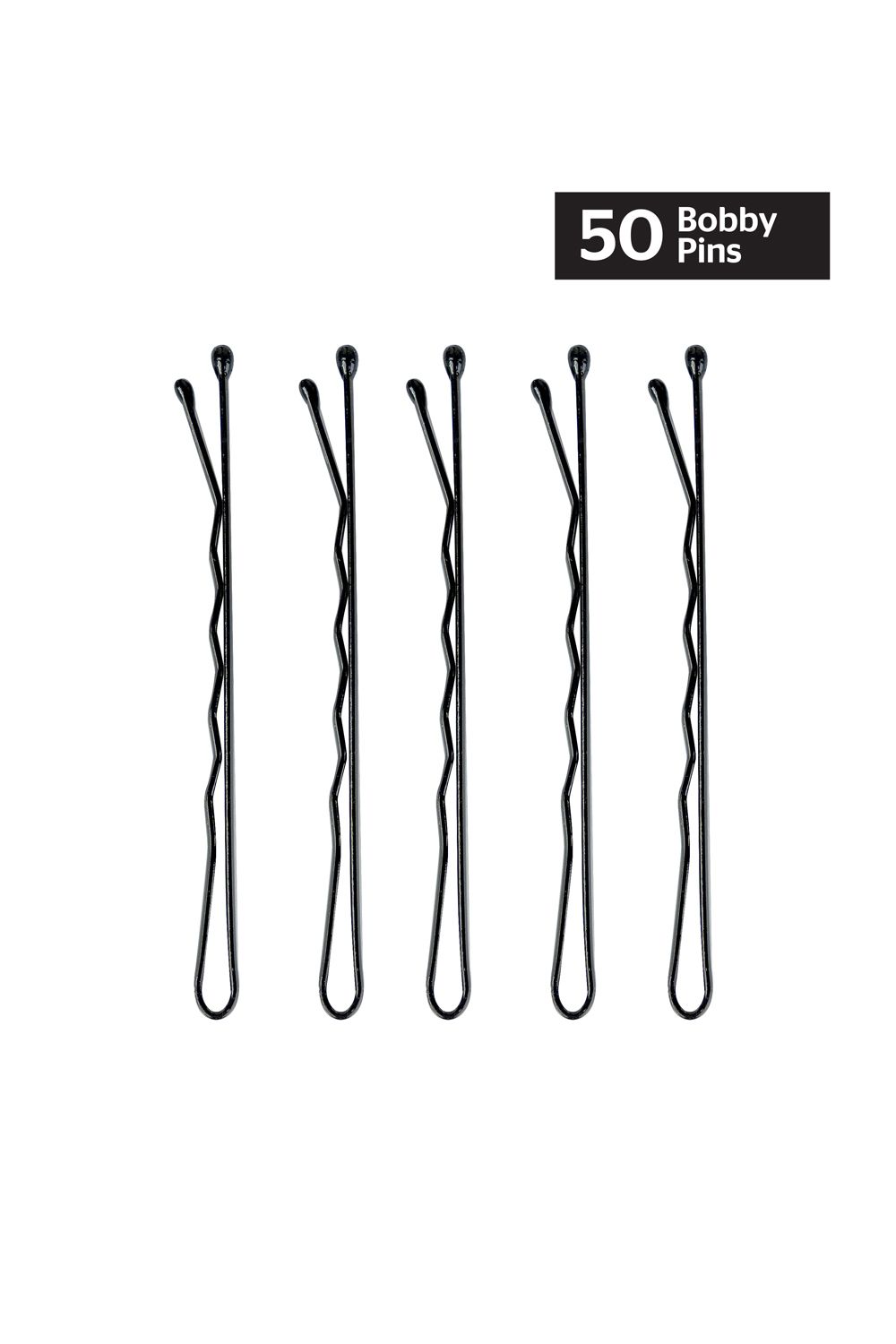 Brushworks Bobby Pins Black image 2