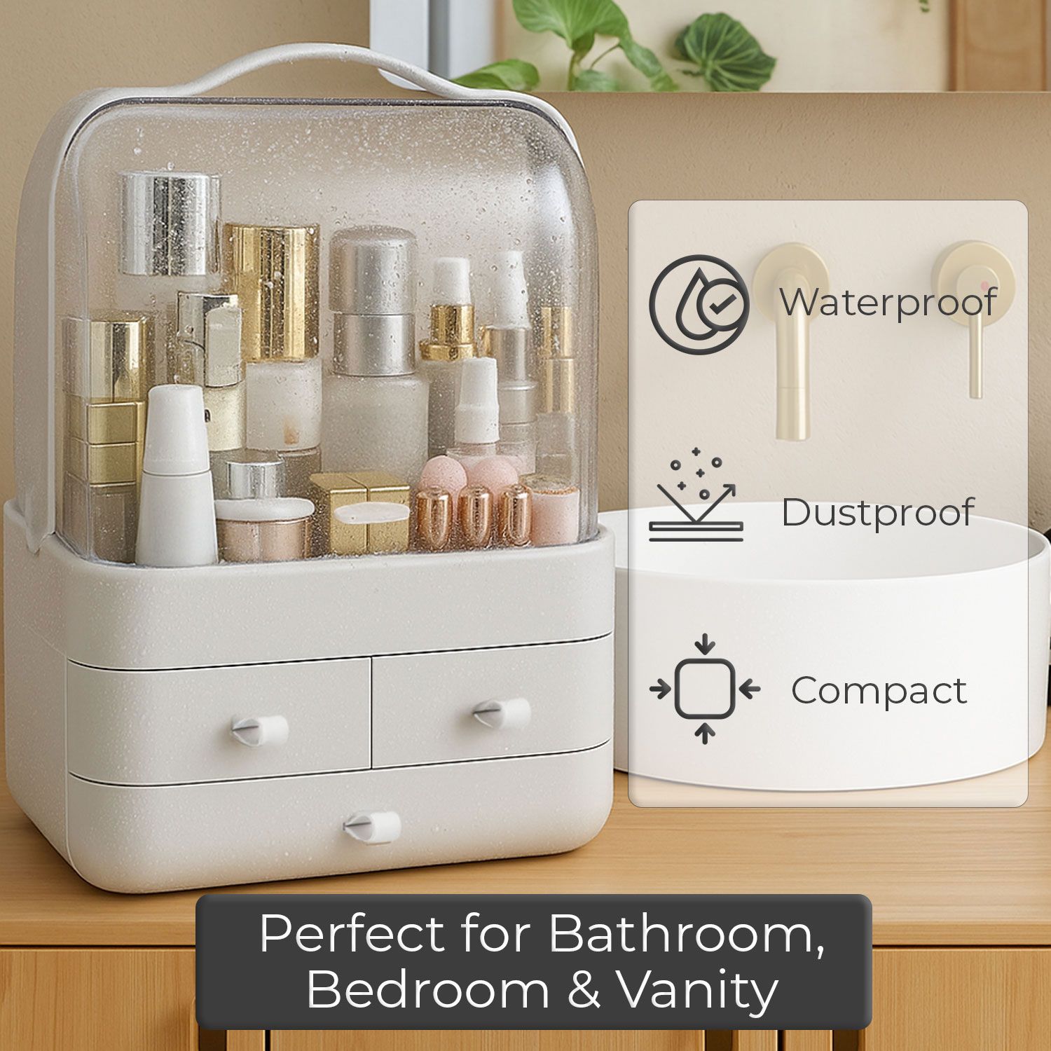 Neo Acrylic Makeup Organiser Cosmetic Storage Box image 3