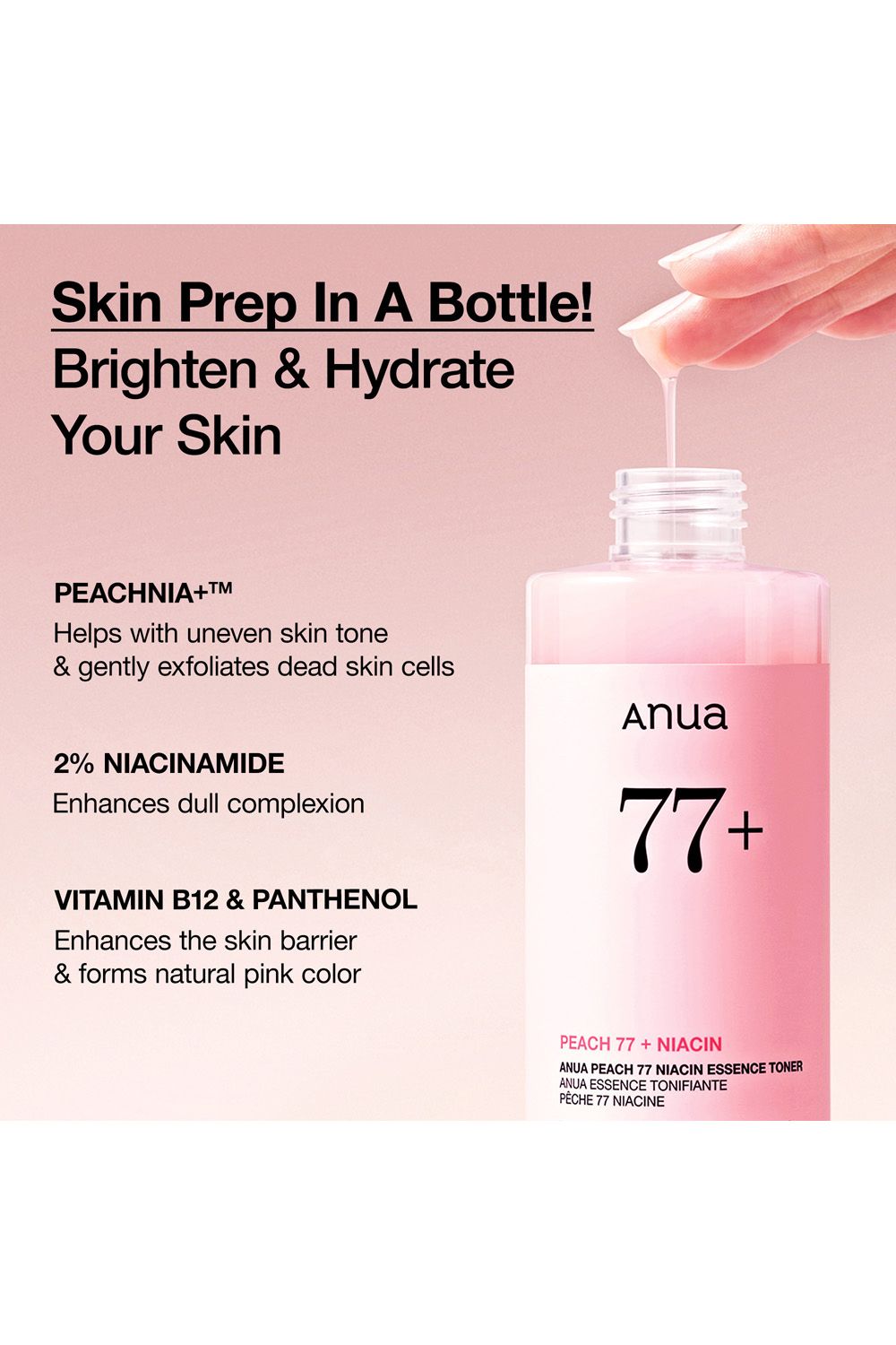 Anua Peach 77 Niacin Essence Toner 250ml Multi image 2