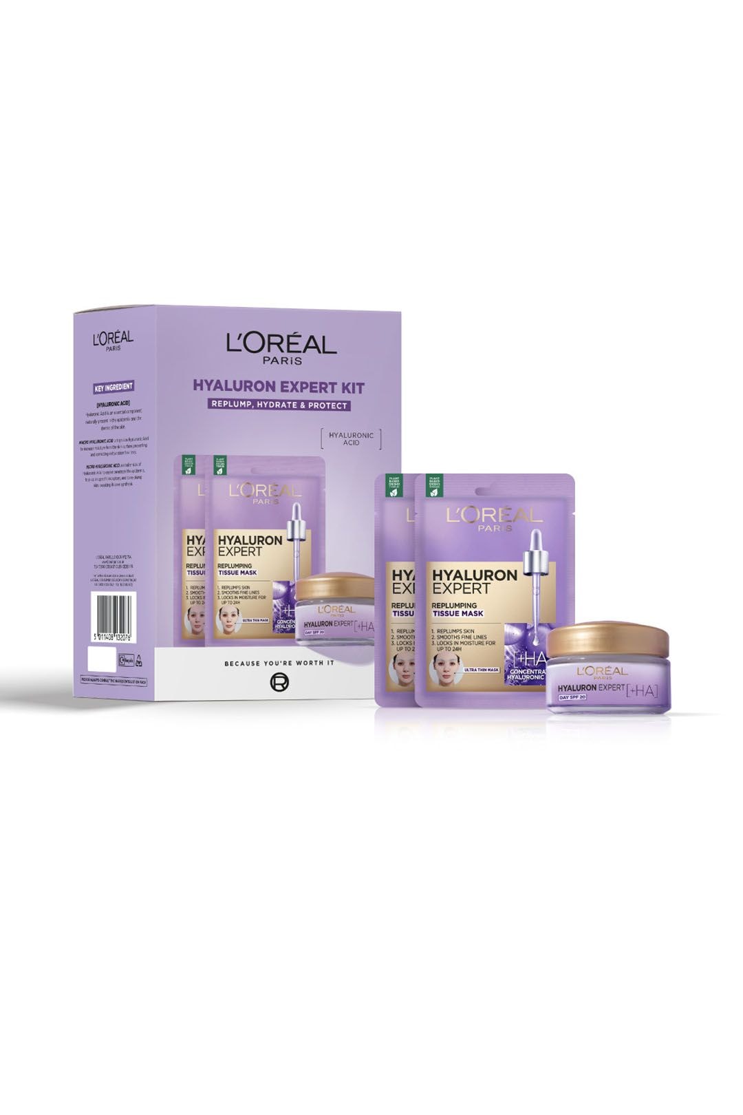 L'Oréal Paris Hyaluron Expert Kit Gift Set  with Hyaluronic Acid Multi image 2