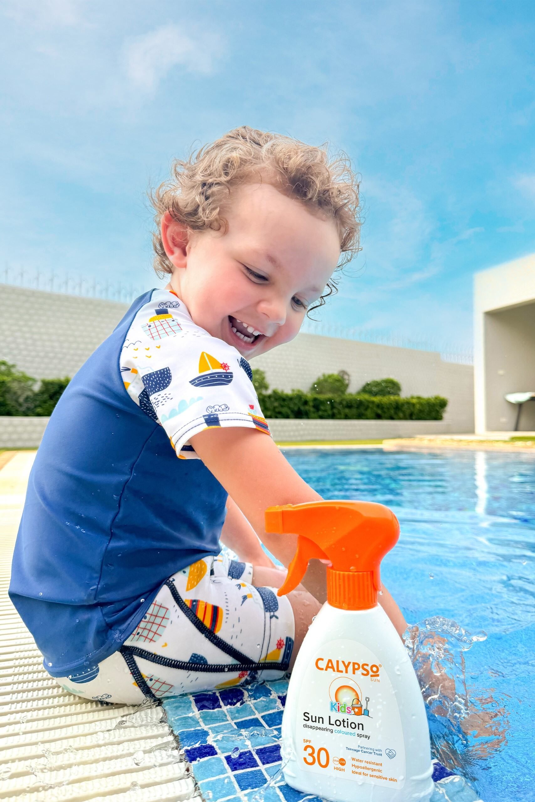 Calypso Kids Disappearing Coloured Lotion Spray SPF30 image 5