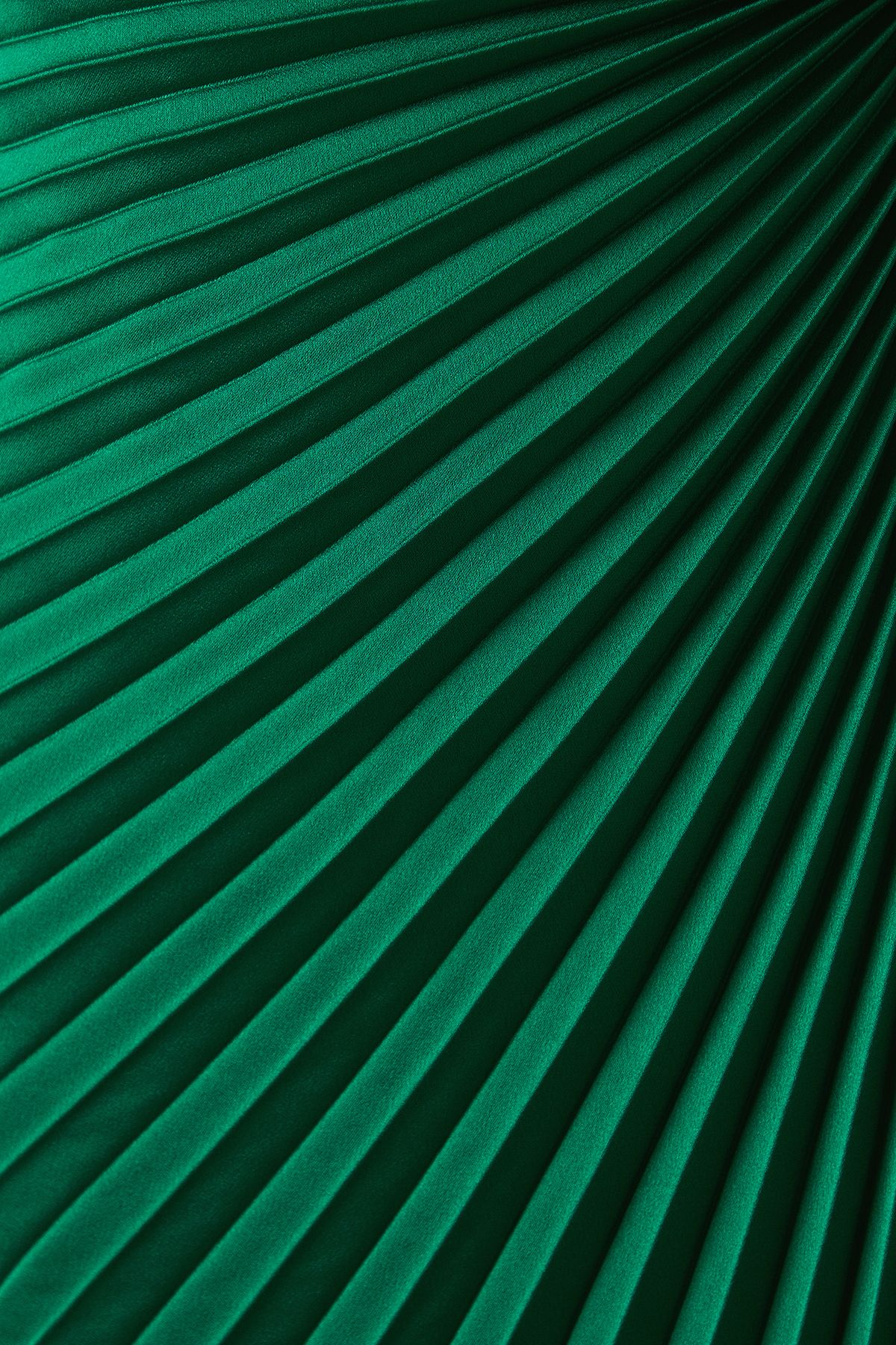 Coast Satin Pleated Wrap Dress Green image 5