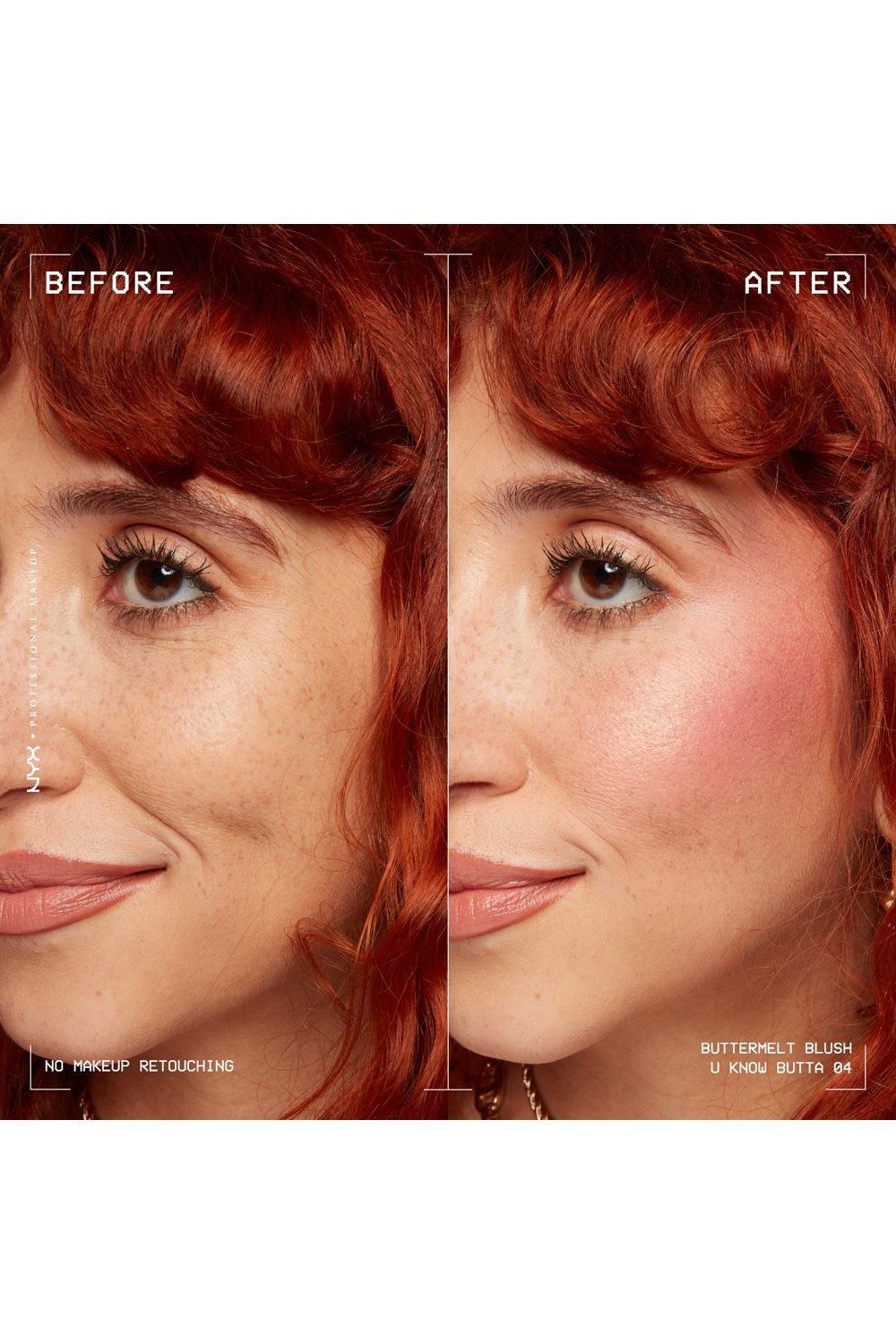 NYX Professional Makeup Buttermelt Blush Powder Blush U Know Butta image 3